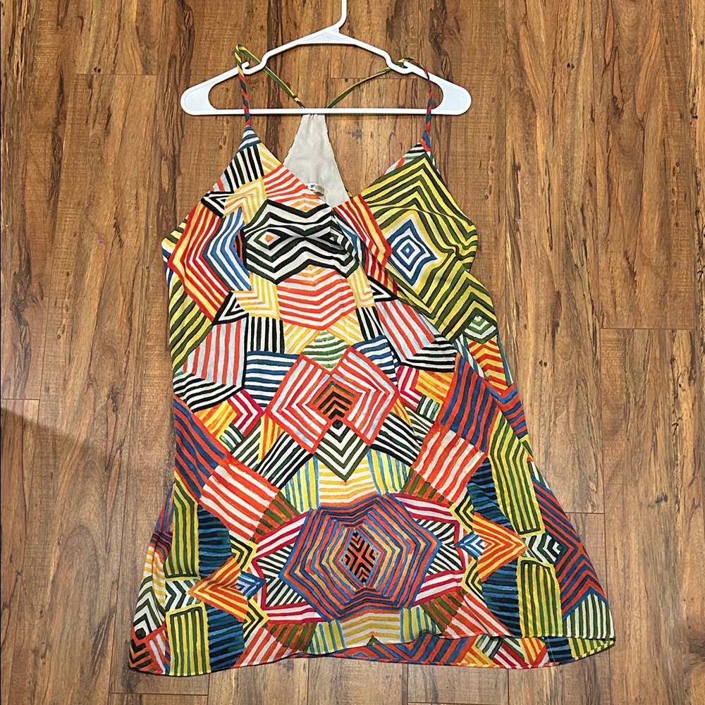 Alice + Olivia Multicolor Geometric Mini Dress